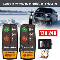 Controlador De Interruptor Elétrico Sem Fio 12V 24V Para Jeep off Road 4x4 ATV Trailer Barco Controlador De Interruptor Elétrico Sem Fio 12V 24V Para Jeep off Road 4x4 ATV Trailer Barco