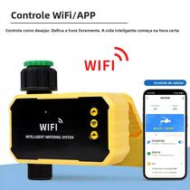 Controlador De Irrigação Solar WIFI Inteligente Com Válvula De Torneira Automática E Sensor De Chuva Controlador De Irrigação Solar WIFI Inteligente Com Válvula De Torneira Automática E Sensor De Chuva