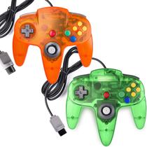 Controlador de jogo com fio miadore 64 para console N64 (pacote com 2)