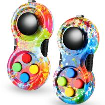 Controlador de jogo Fidget Pad Fidget Toy, 2 peças Skylety Graffiti