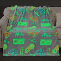 Controlador de jogo Gaming Blanket Levens Glow in The Dark 50x60