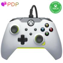 Controlador de jogo PDP com fio para Xbox Series XS/Xbox One - branco/amarelo