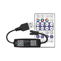 Controlador de Luz de Tira LED Bluetooth WS2812B/SK6812/WS2811 - Controle via App