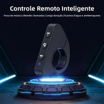 Controlador De Mídia Bluetooth Para Guidão De Motocicleta, Controle Remoto Sem Fio Para Smartphone Controlador De Mídia Bluetooth Para Guidão De Motocicleta, Controle Remoto Sem Fio Para Smartphone