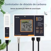 Controlador De Monitor De Co2 De Feixe Duplo, Sensor Ndir 0-5000ppm, Dia E Noite, Detector De