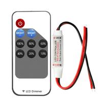 Controlador De Sinal PWM Para Fitas LED Mini De Cor Única Com Dimmer DC 5V 12V 24V 6A 5050 2835 Com