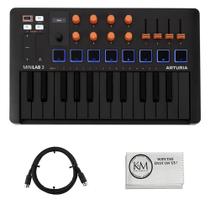 Controlador de teclado e pad MIDI Arturia miniLab 3 Orange