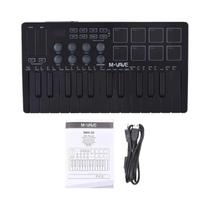 Controlador De Teclado MIDI RGB Recarregável Com 25 Teclas E Botões Atribuíveis Para Criação E