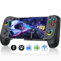 Controlador de telefone NinjaPlusOx para iPhone/Android com RGB e joystick