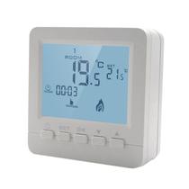 Controlador de temperatura de aquecimento da caldeira de gás Parede programável do termostato montada - Branca