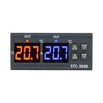 Controlador De Temperatura Digital Com Sensor Duplo, 110v, 220v, 12v, 24v, Ac, Dc, Aquecimento, Relé