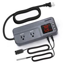 Controlador de temperatura e umidade Inkbird ITC-608T 120V