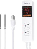 Controlador de temperatura Pymeter 2 em 1 saída dupla 16A 1920W Controlador de temperatura Pymeter 2 em 1 saída dupla 16A 1920W