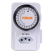 Controlador de Tempo Analógico Bivolt Foxlux para Automação Elétrica e Iluminação Residencial e Comercial Controlador de Tempo Analógico Bivolt Foxlux para Automação Elétrica e Iluminação Residencial e Comercial