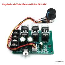 Controlador De Velocidade De Motor DC De Alta Potência PWM 40A DC9-55V 12V 24V 36V 48V Módulo De Controlador De Velocidade De Motor DC De Alta Potência PWM 40A DC9-55V 12V 24V 36V 48V Módulo De