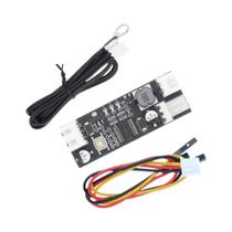 Controlador De Velocidade De Ventilador PWM 12V 0.8A Com Controle De Temperatura Para Chassi De PC E