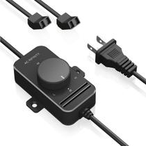 Controlador de velocidade do ventilador AC Infinity 100-125V com conector duplo