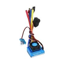 Controlador De Velocidade Elétrico À Prova d'Água Brushless ESC 45A 60A 80A 120A Para Carro RC 1/8