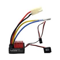 Controlador De Velocidade Elétrico ESC Escovado 60A Com BEC 6V 3A Para Carro RC 1/10 Traxxas Redcat Controlador De Velocidade Elétrico ESC Escovado 60A Com BEC 6V 3A Para Carro RC 1/10 Traxxas Redcat