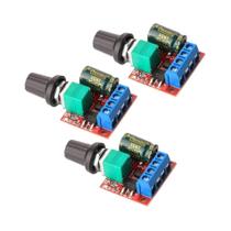 Controlador De Velocidade PWM Para Motor DC Mini 3pcs 5V-35V 5A Módulo De Interruptor Ajustável