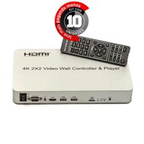 Controlador De Vídeo Wall 2X2 Usb - Hdmi - 4K - Kit 10