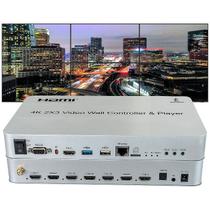 Controlador de Vídeo Wall 4K 2x3