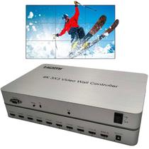 Controlador De Video Wall 4k 3x3 9 Canais Dvd Pc Notebook