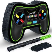 Controlador de videogame Piñata Set Zonon com olhos vendados e bastão Controlador de videogame Piñata Set Zonon com olhos vendados e bastão