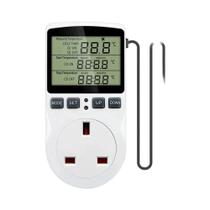 Controlador Digital De Temperatura Com Timer, Tomada Termostática Para Aquecimento E Resfriamento AC Controlador Digital De Temperatura Com Timer, Tomada Termostática Para Aquecimento E Resfriamento AC