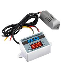 Controlador Digital De Umidade 110V 220V 12V W3005 Interruptor Higrômetro Sensor SHT20 Controlador Digital De Umidade 110V 220V 12V W3005 Interruptor Higrômetro Sensor SHT20