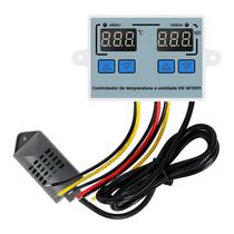 Controlador Digital De Umidade E Temperatura LED 110V-220V Para Incubadora, Interruptor De Controlador Digital De Umidade E Temperatura LED 110V-220V Para Incubadora, Interruptor De