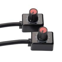 Controlador Dimmer LED DD BEST DD222 2 Unidades 0-10V com Botão Giratório