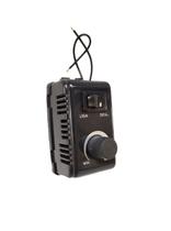 Controlador Dimmer Rotativo p Oscilante 400w Bivolt c/ Caixa Externa Preta