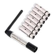 Controlador DMX512 Sem Fio ISM Transmissor Receptor XLR Para Disco DJ Festa Luz Laser PAR