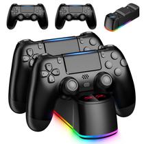 Controlador e Estação de Carregamento para PS4 (Pacote com 2)