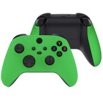 Controlador ExtremeRate Side Rails Grips Shell para Xbox Series X e S Green Soft Touch Controlador ExtremeRate Side Rails Grips Shell para Xbox Series X e S Green Soft Touch