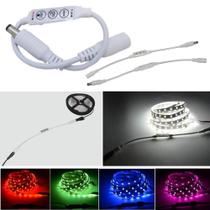 Controlador Fita Led Luz Alta Baixa Strobo Pisca E Parada Mini Dimmer Universal Tb1032 Controlador Fita Led Luz Alta Baixa Strobo Pisca E Parada Mini Dimmer Universal Tb1032