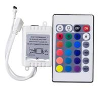 Controlador Fita Led Rgb 5050 3528 Controle Remoto 24 Teclas Controlador Fita Led Rgb 5050 3528 Controle Remoto 24 Teclas