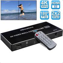 Controlador HDMI 4K Video Wall 2x2 - 8 Modos, Rotação 180
