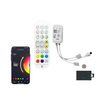Controlador LED RGB Inteligente WiFi Bluetooth 12V 4 Pinos Com Sensor De Voz Compatível Com Alexa E Controlador LED RGB Inteligente WiFi Bluetooth 12V 4 Pinos Com Sensor De Voz Compatível Com Alexa E