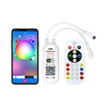 Controlador LED RGB Tuya Wifi WS2811 WS2812B 1250 Pixels Aplicativo Smart Life Música Bluetooth
