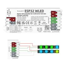 Controlador LED WeGoIOT ESP32 WLED 16A Fusível WiFi Mic Controlador LED WeGoIOT ESP32 WLED 16A Fusível WiFi Mic