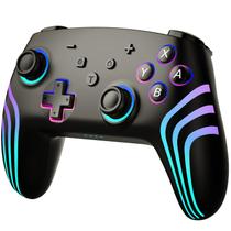 Controlador Lyvix Wireless Switch Pro com gatilho Hall Effect compatível com Nintendo Switch/Lite/OLED/PC/iOS/Android/Steam, controlador de switch com LED RGB, despertador, função Turbo Controlador Lyvix Wireless Switch Pro com gatilho Hall Effect compatível com Nintendo Switch/Lite/OLED/PC/iOS/Android/Steam, controlador de switch com LED RGB, despertador, função Turbo