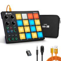 Controlador Midi Beat Maker Synido TempoPad com bolsa 16 Pad