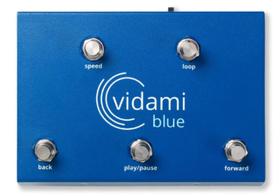 Controlador MIDI de Áudio Vidami Blue com Loop de Vídeo Sem Uso das Mãos Controlador MIDI de Áudio Vidami Blue com Loop de Vídeo Sem Uso das Mãos