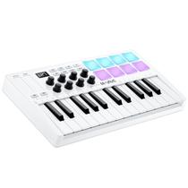 Controlador MIDI M-WAVE de 25 Teclas com Pads de Bateria Bluetooth