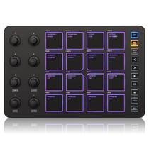 Controlador MIDI M-WAVE Sem Fio - Bluetooth e USB - Preto