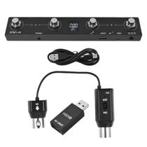 Controlador MIDI Sem Fio Chocolate plus Com 4 Botões, Pedal E Controle Por APP Para Efeitos De