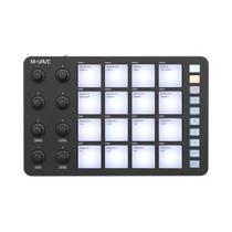Controlador MIDI Sem Fio Portátil M-VAVE SMC-PAD Teclado De Percussão USB-C Pequeno Pad MIDI Controlador MIDI Sem Fio Portátil M-VAVE SMC-PAD Teclado De Percussão USB-C Pequeno Pad MIDI