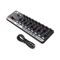 Controlador MIDI Slimline Portátil USB Worlde EasyControl.9 Com 4 Bancos De Memória E 6 Botões De